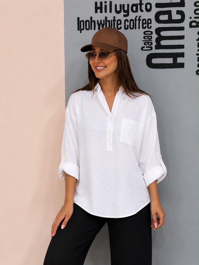 شومیز لینن zara
